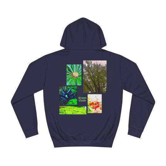 "Green Oasis" graphic hoodie