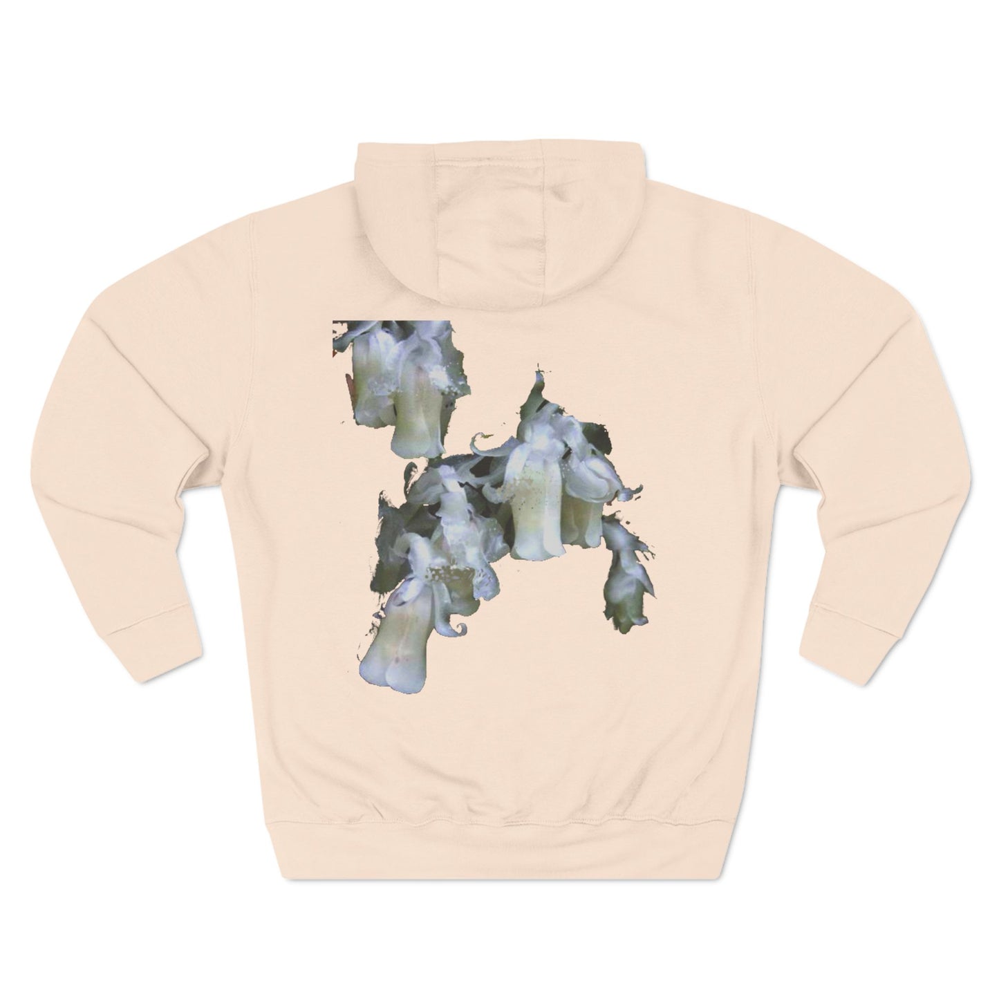 "Ghost Flowers" graphic hoodie